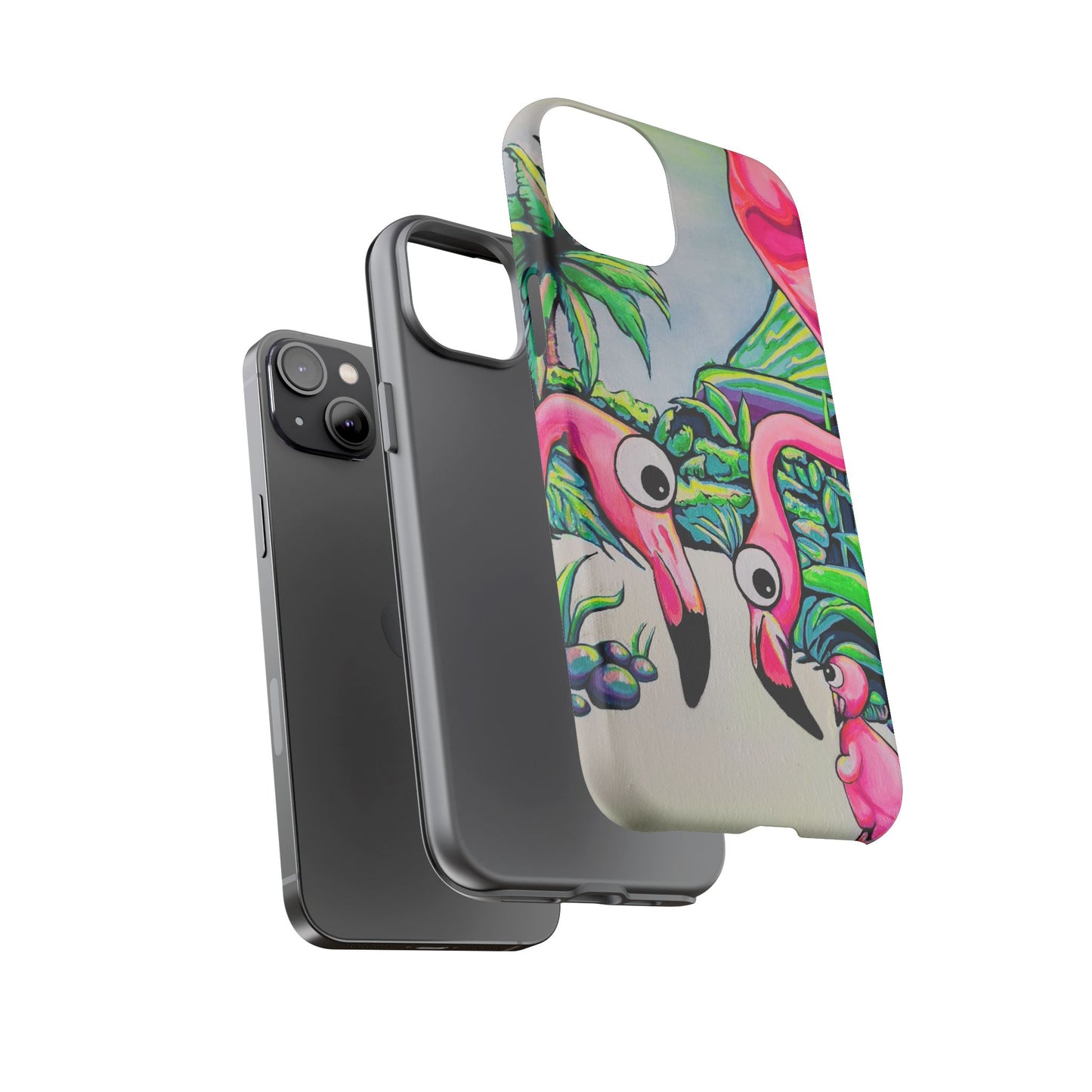 Flamingo Family Phone Case