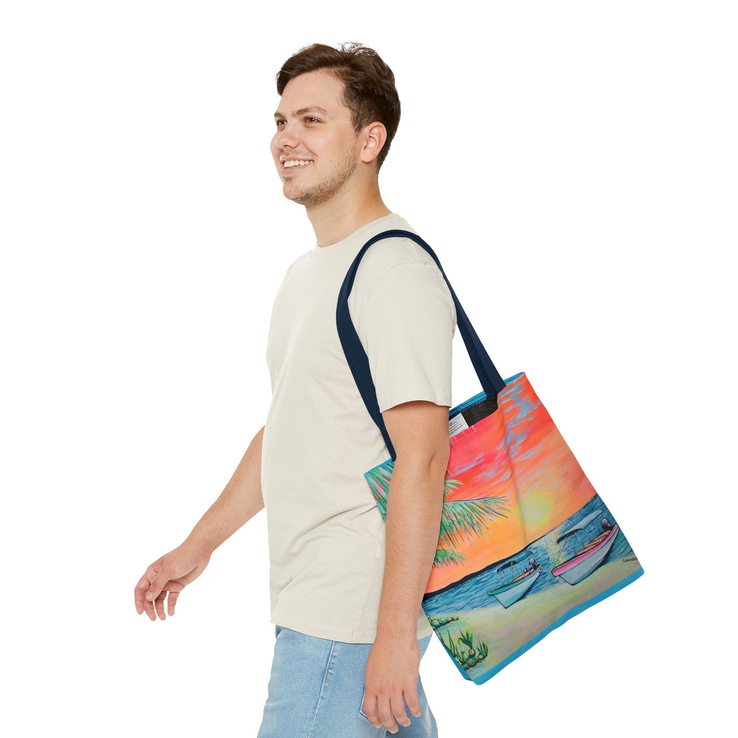 Premium Panga Express Tote Bag, Original Artist Design, Reusable Shopping Tote, Eco-Friendly