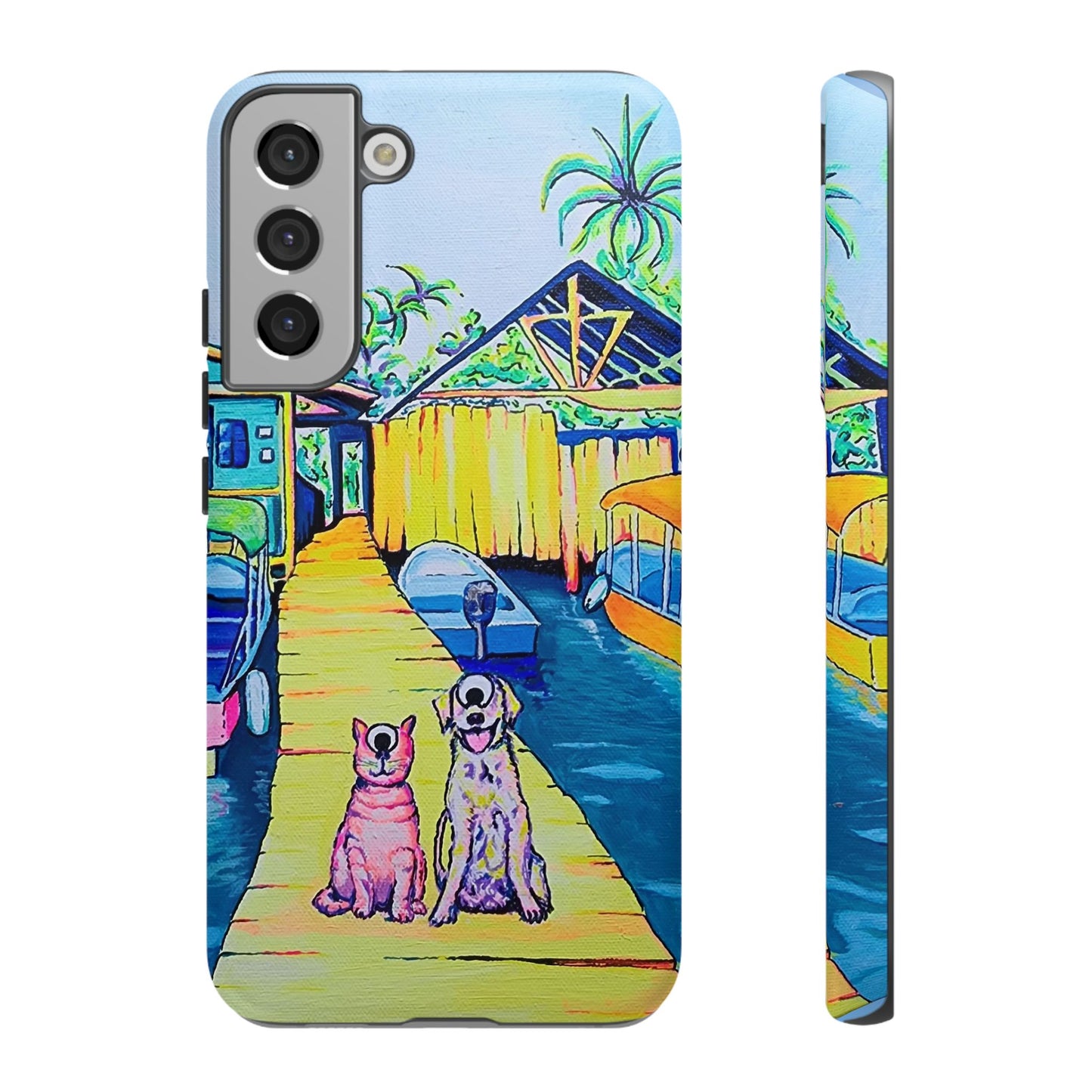 Bocas Cat and Dog Tough Phone Case