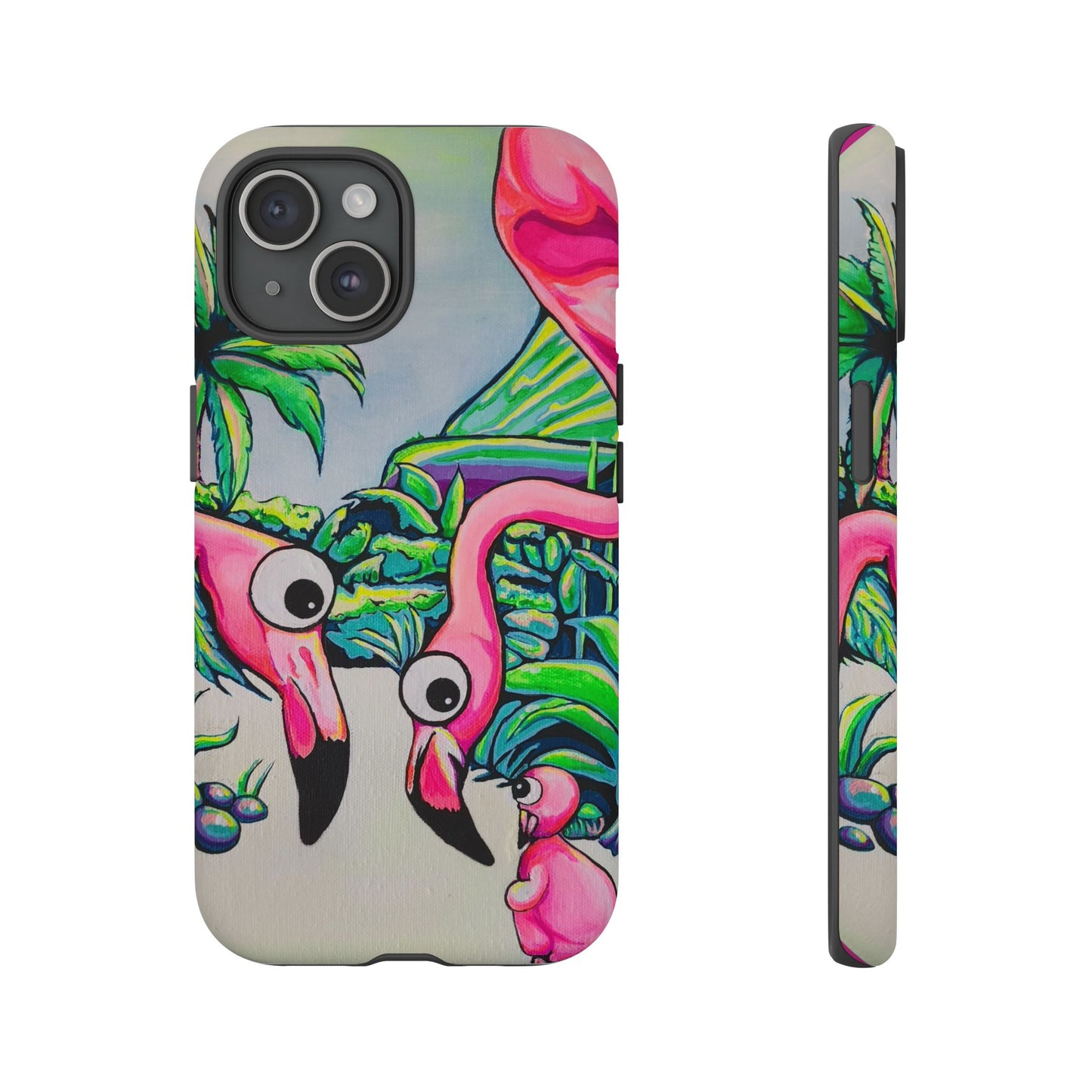 Flamingo Family Phone Case