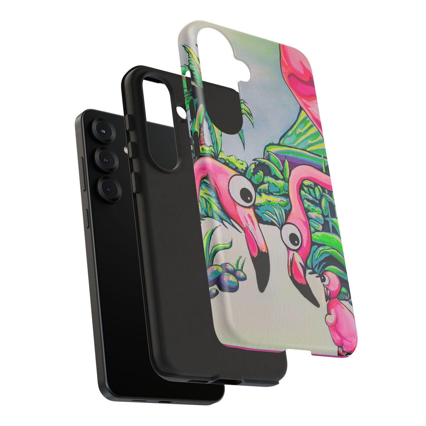 Flamingo Family Phone Case