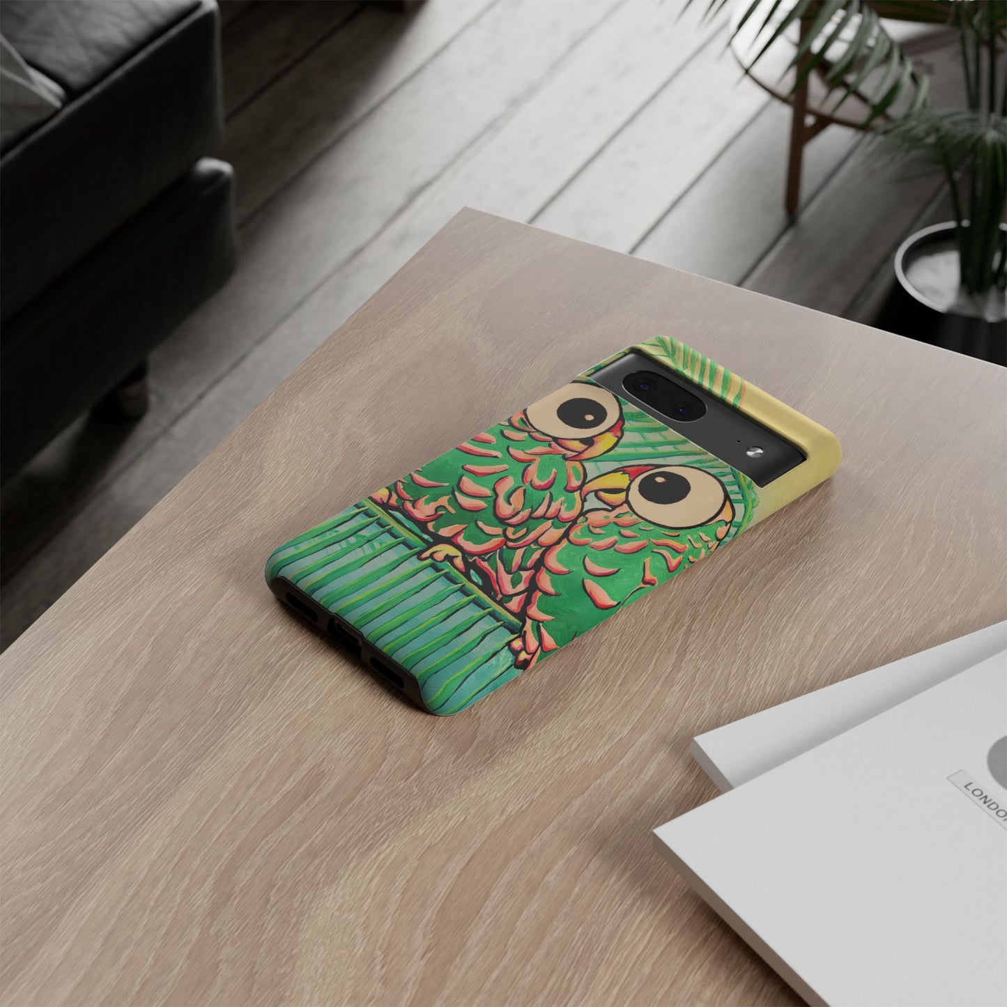 Chatty Cyclops Parrots Tough Phone Case