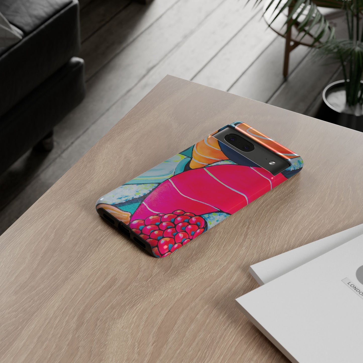 Neon Sushi Tough Phone Case