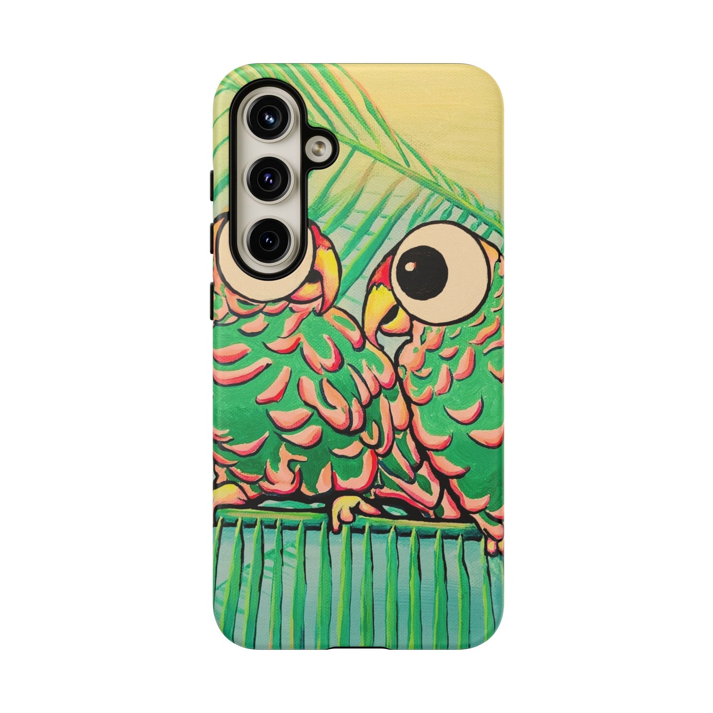 Chatty Cyclops Parrots Tough Phone Case