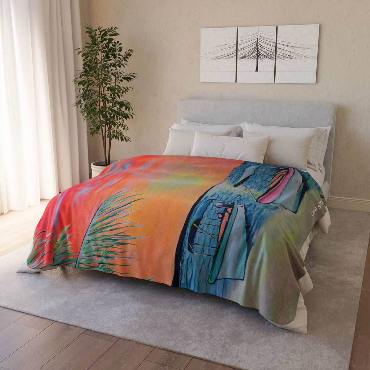Panga Express Fleece Sherpa Blanket