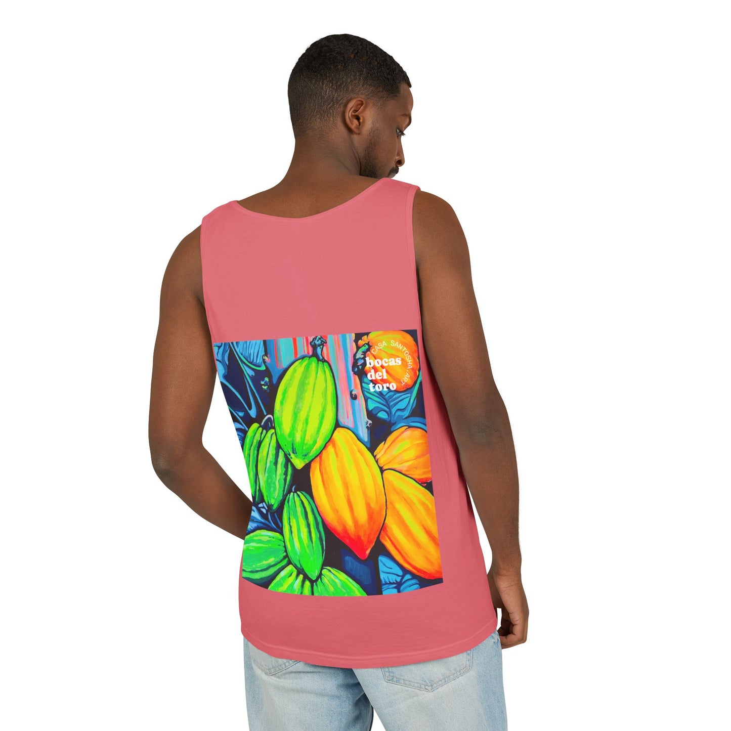 Unisex Neon Cacao Tank Top - Perfect for Summer Vibes