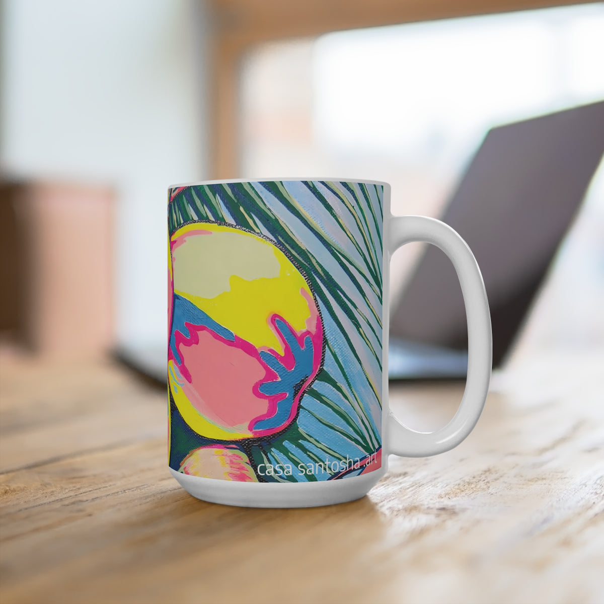 Neon Coconuts Mug