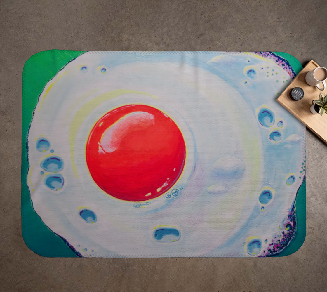 Neon Fried Egg Blanket
