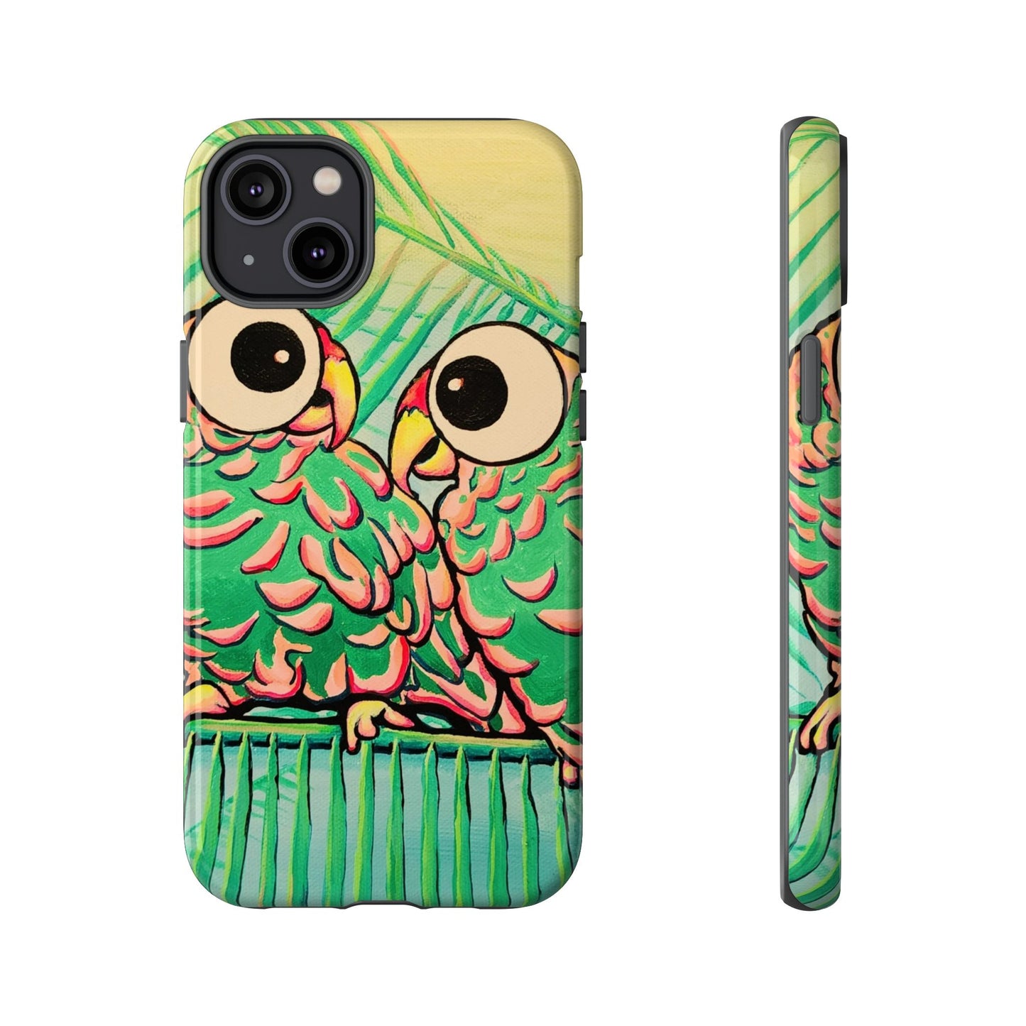 Chatty Cyclops Parrots Tough Phone Case
