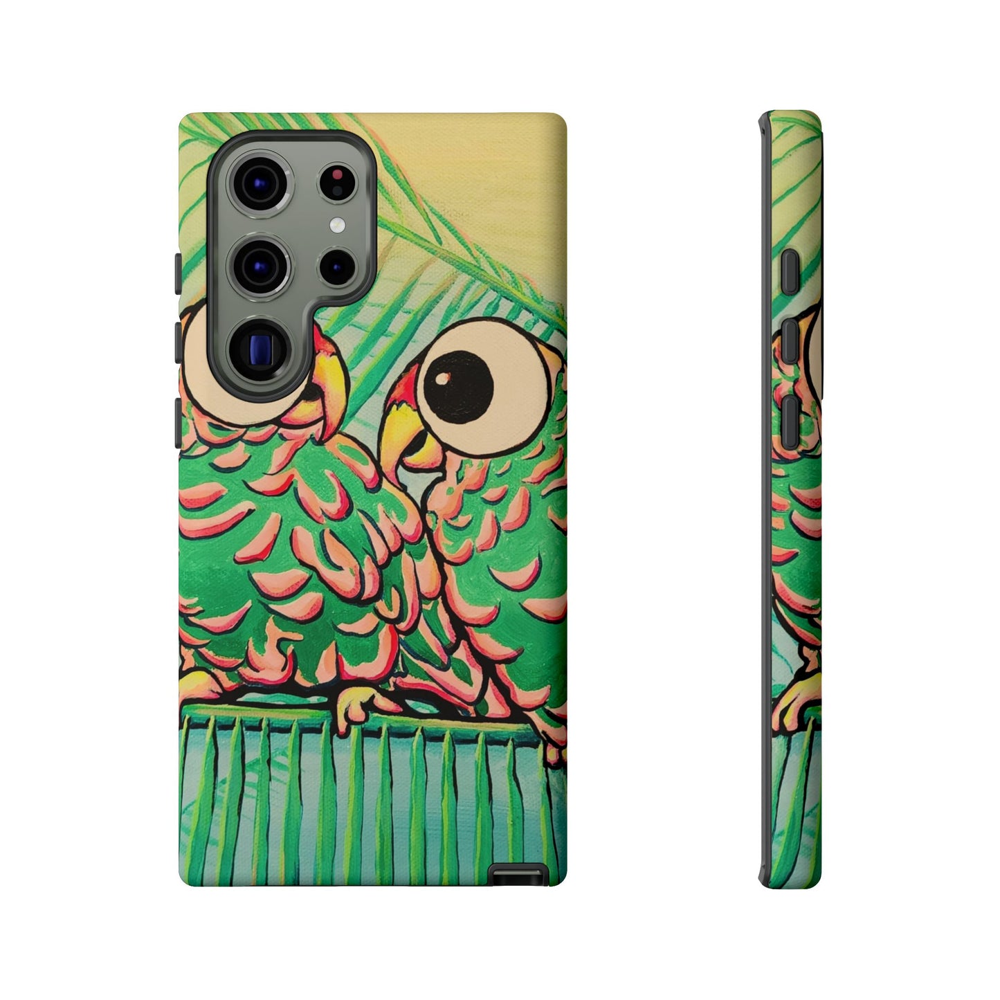 Chatty Cyclops Parrots Tough Phone Case