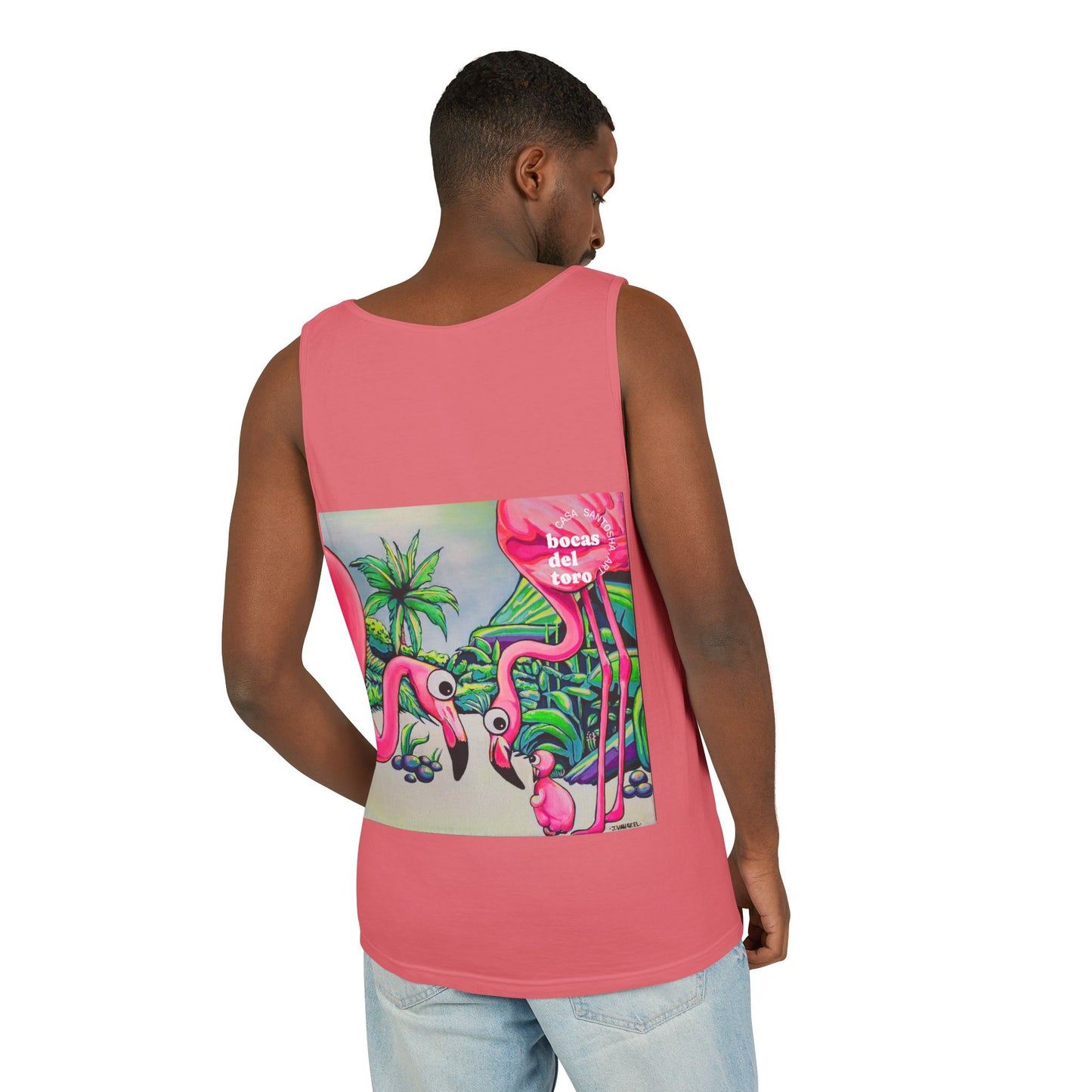 Unisex Cyclops Flamingo Family Tank Top - Perfect for Summer Vibes