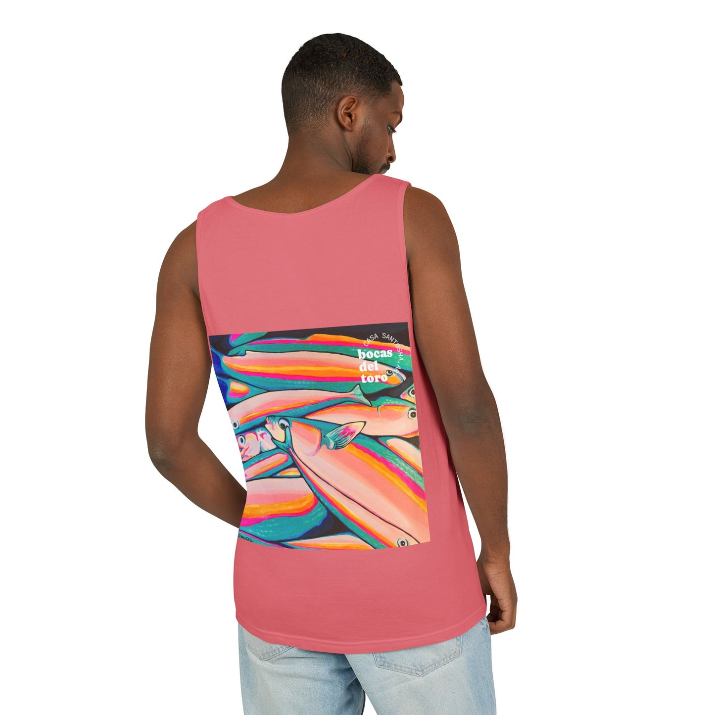 Unisex Neon Fish Tank Top - Perfect for Summer Vibes