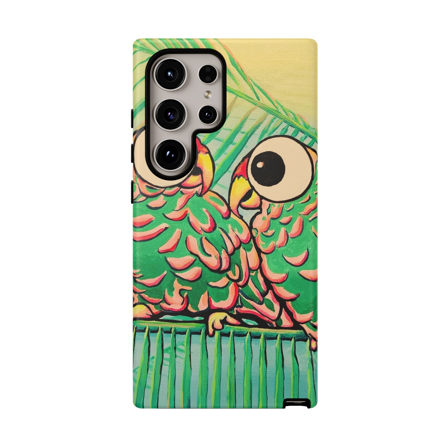 Chatty Cyclops Parrots Tough Phone Case