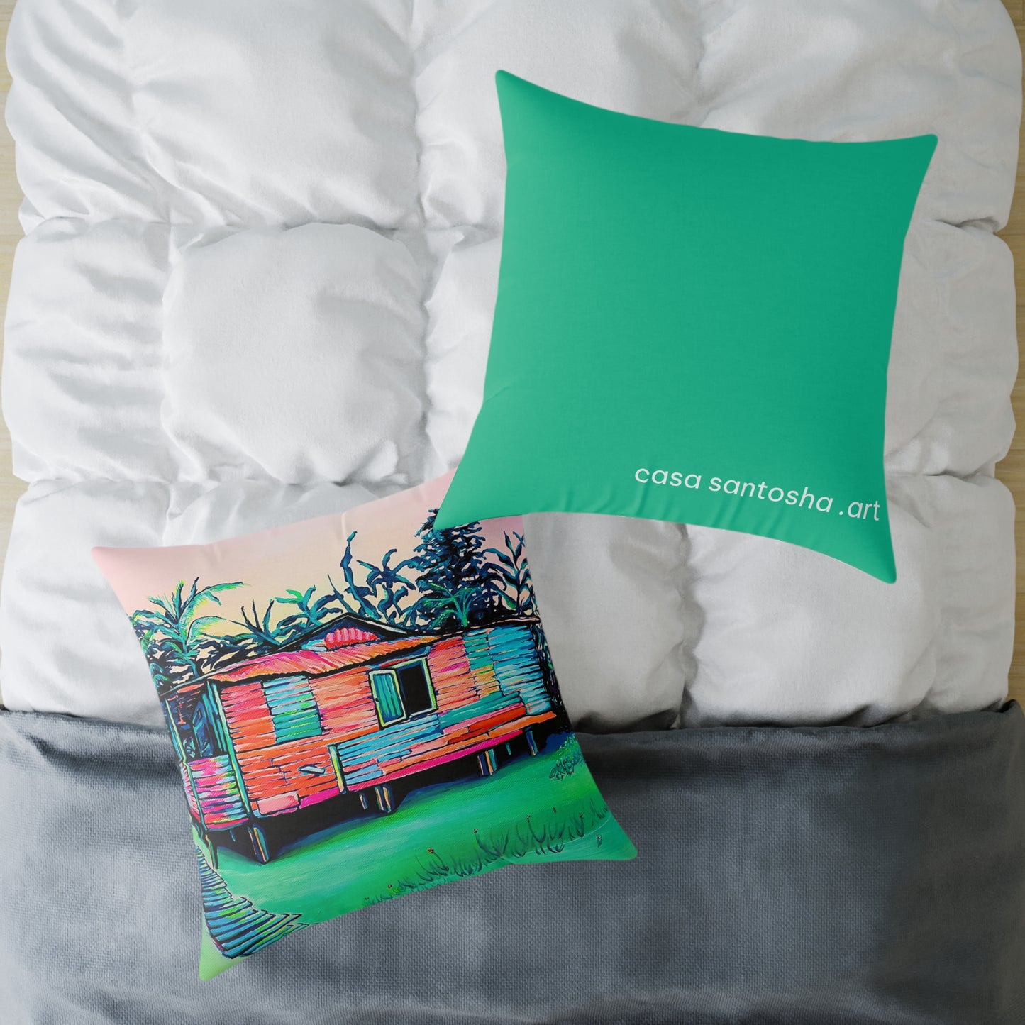 Luis Russell House Bocas Art Canvas Decorative Pillow