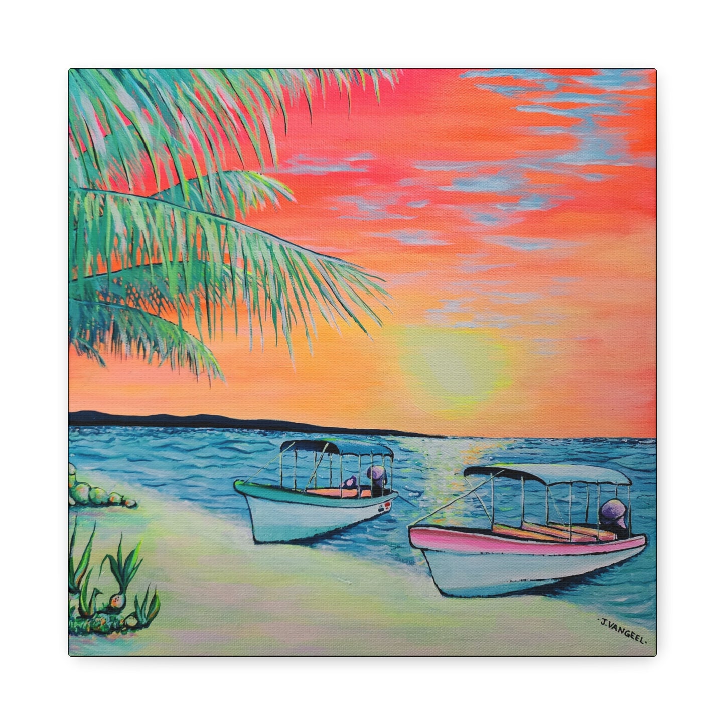 Panga Express Canvas Print, Original Artist Design, Home Decor Wall Art