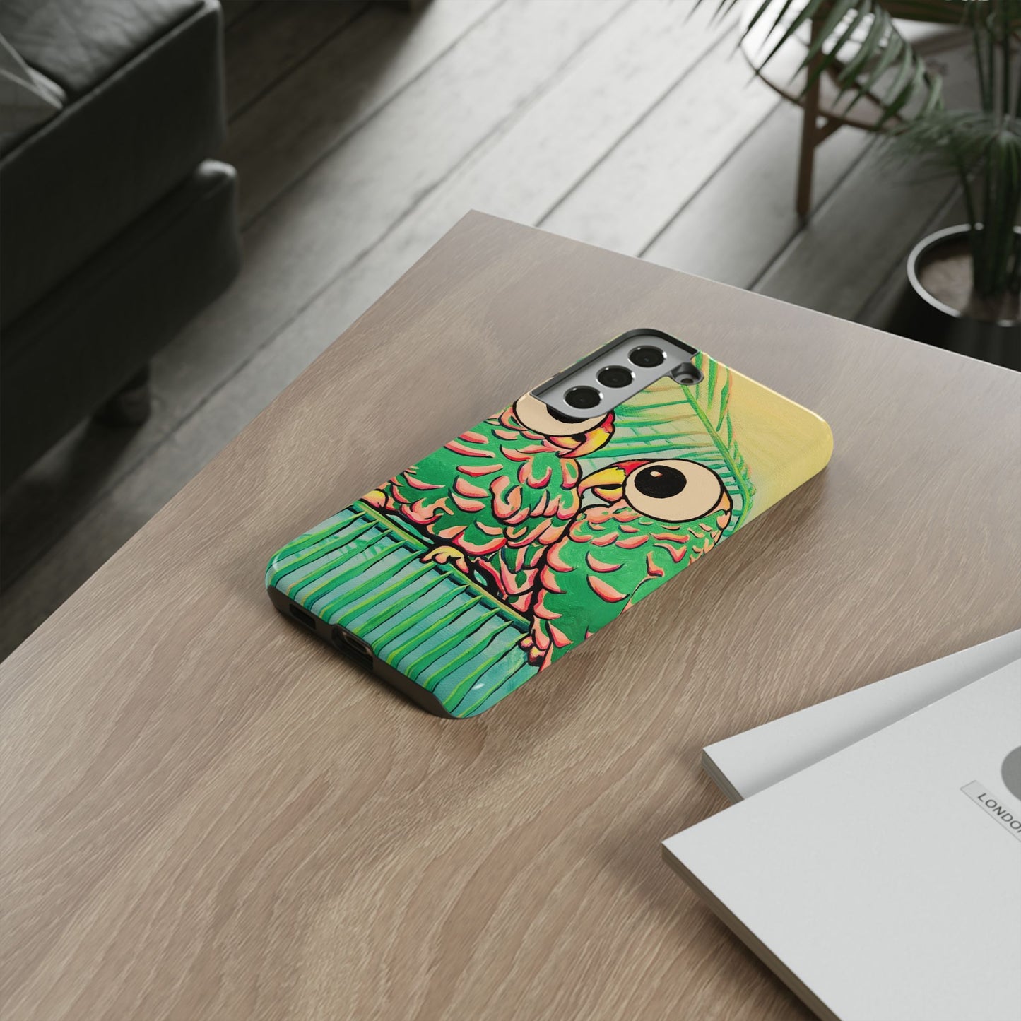 Chatty Cyclops Parrots Tough Phone Case