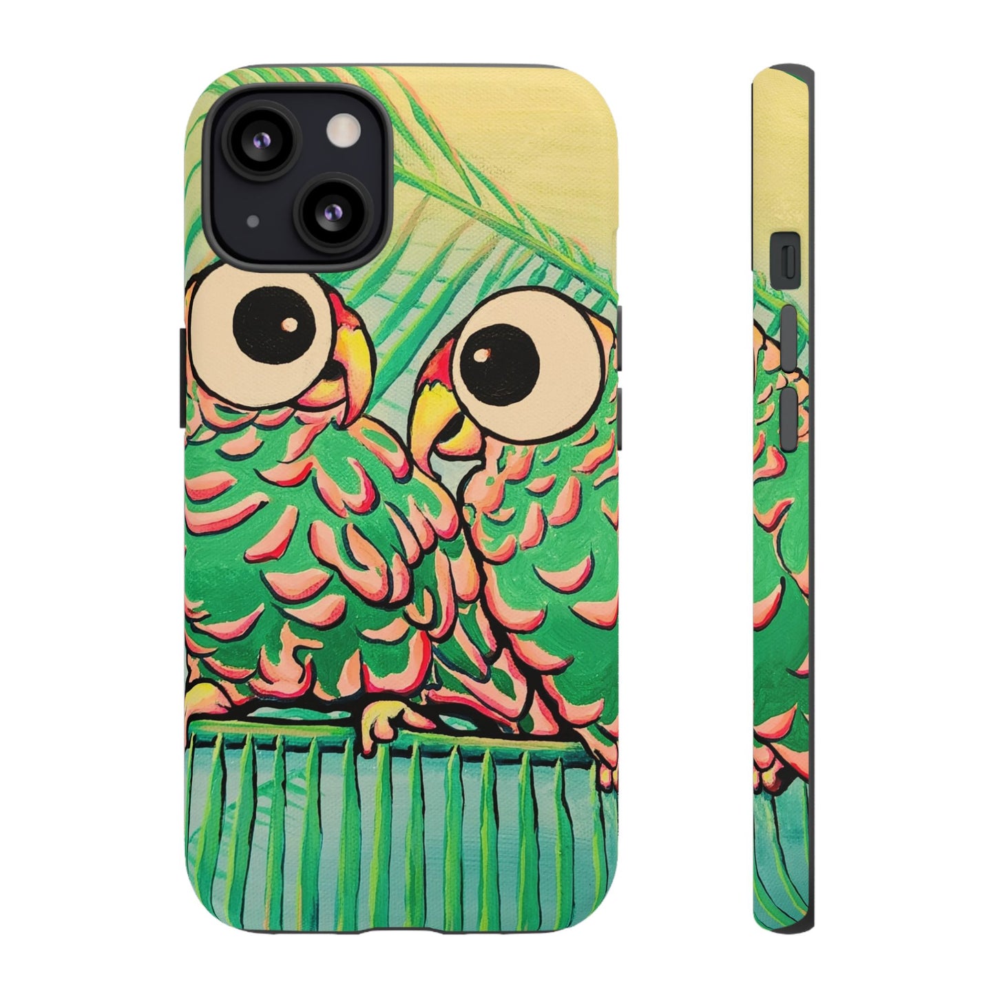 Chatty Cyclops Parrots Tough Phone Case