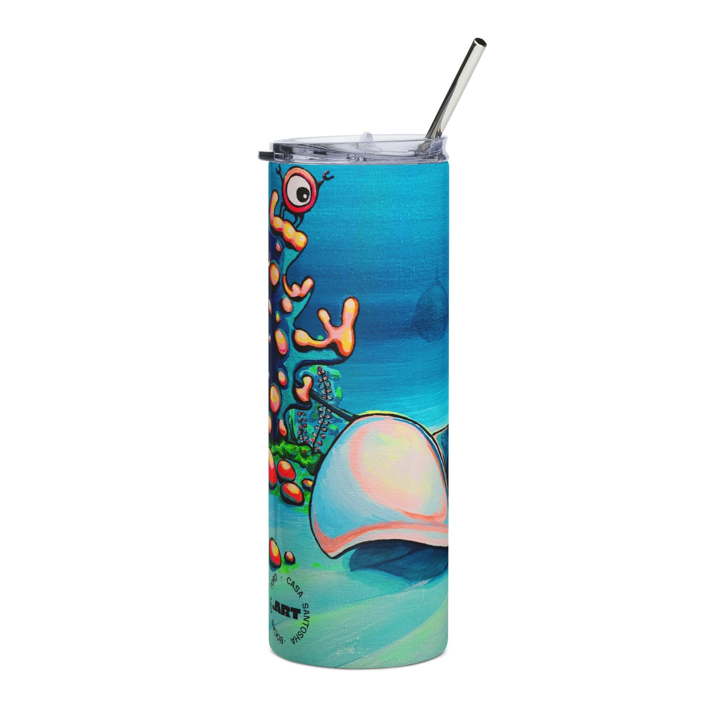 Cyclops Stingray Stainless Steel Tumbler, 20oz | Fun Travel Mug, Eco-Friendly