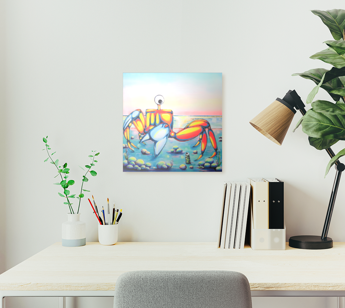 Cyclops Crab Aluminum Wall Art