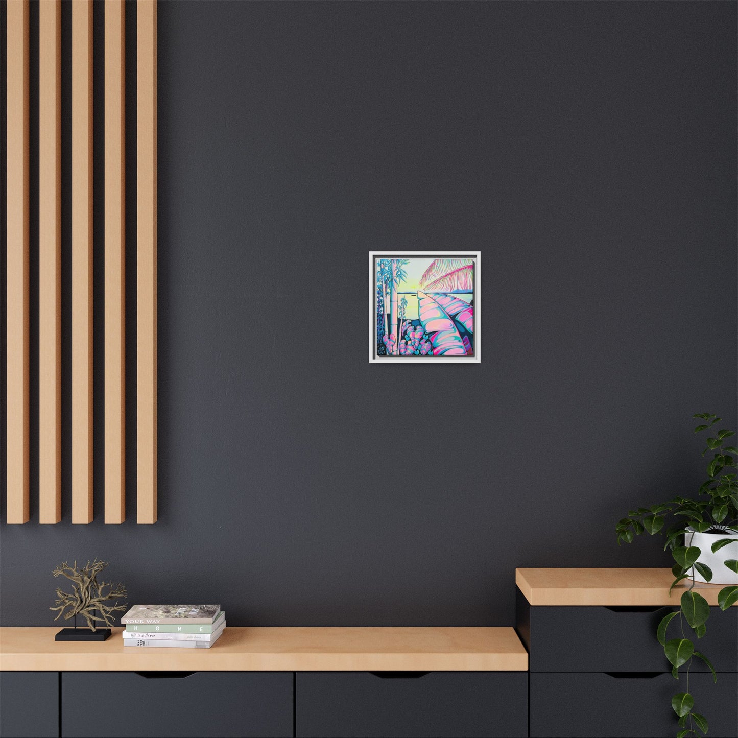 Impression sur toile « Sérénité encadrée Bocas »