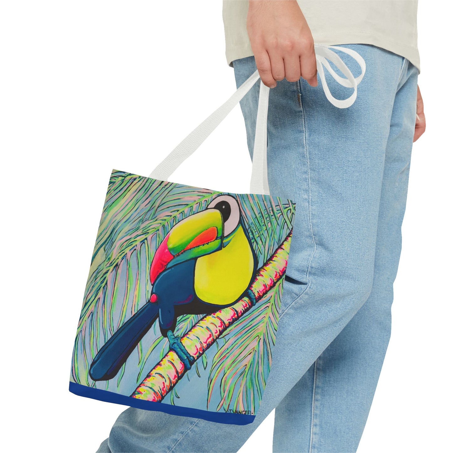 Premium Cyclops Toucan Tote Bag, Original Artist Design, Reusable Shopping Tote, Eco-Friendly