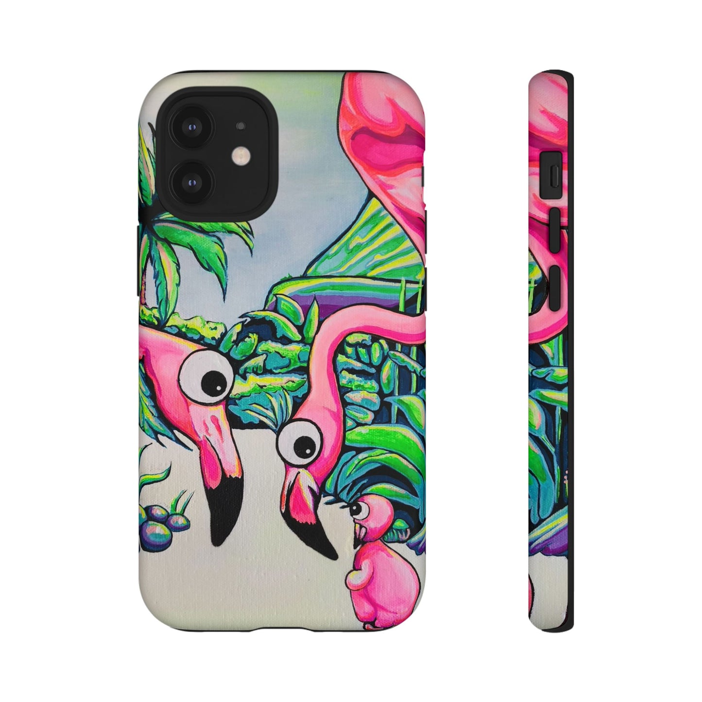 Flamingo Family Phone Case