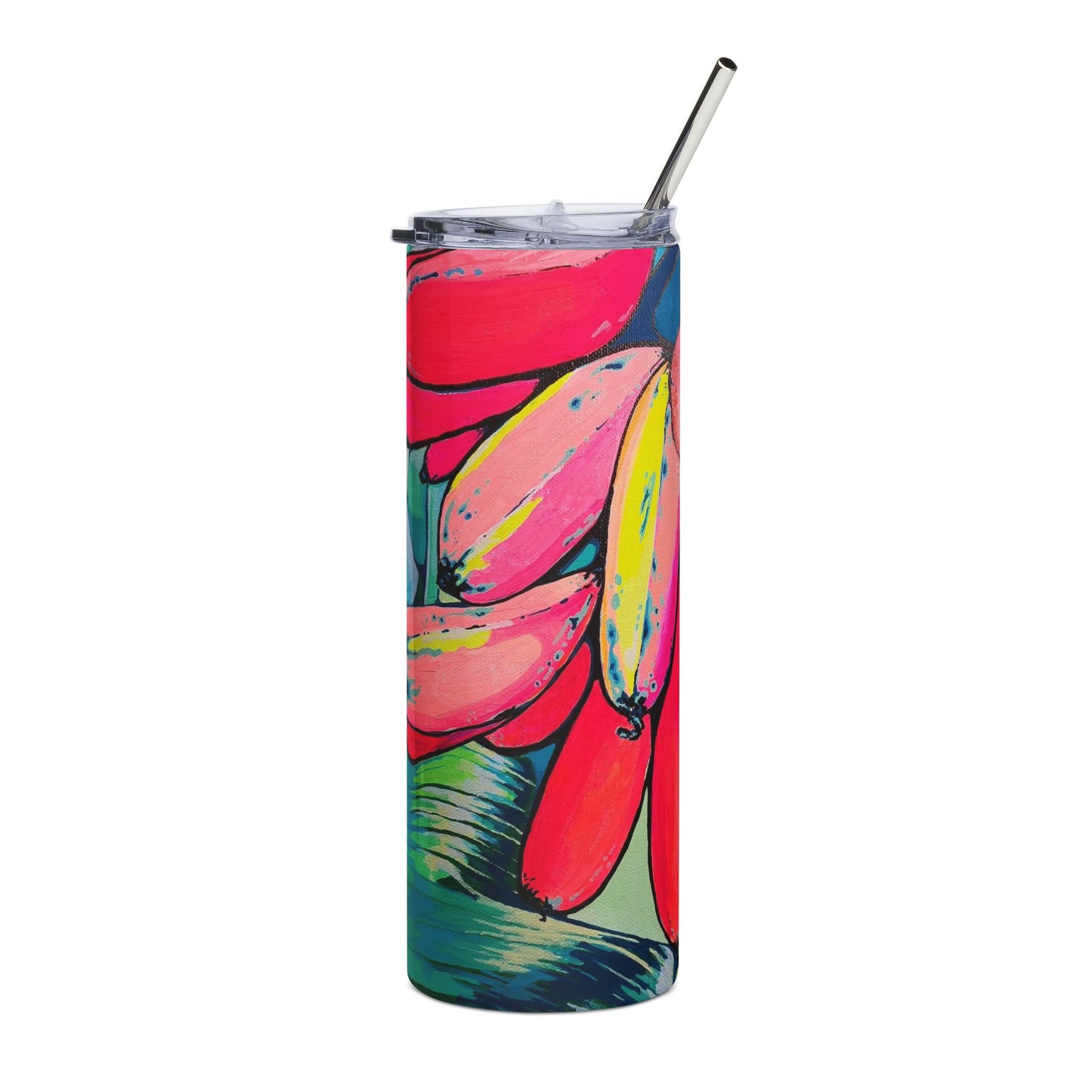 Colorful Primitivos Stainless Steel Tumbler, 20oz | Fun Travel Mug, Eco-Friendly