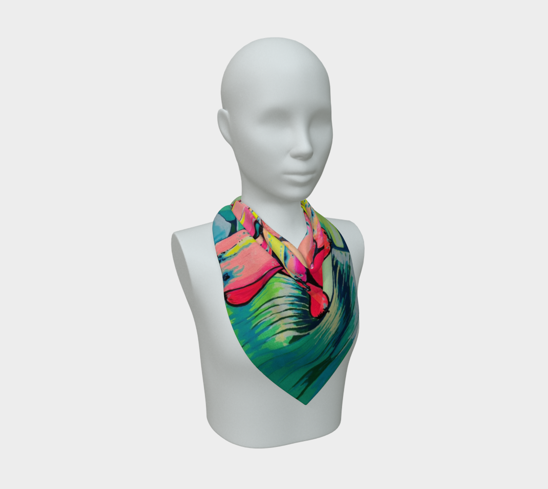 Neon Primitivo Bananas Scarf