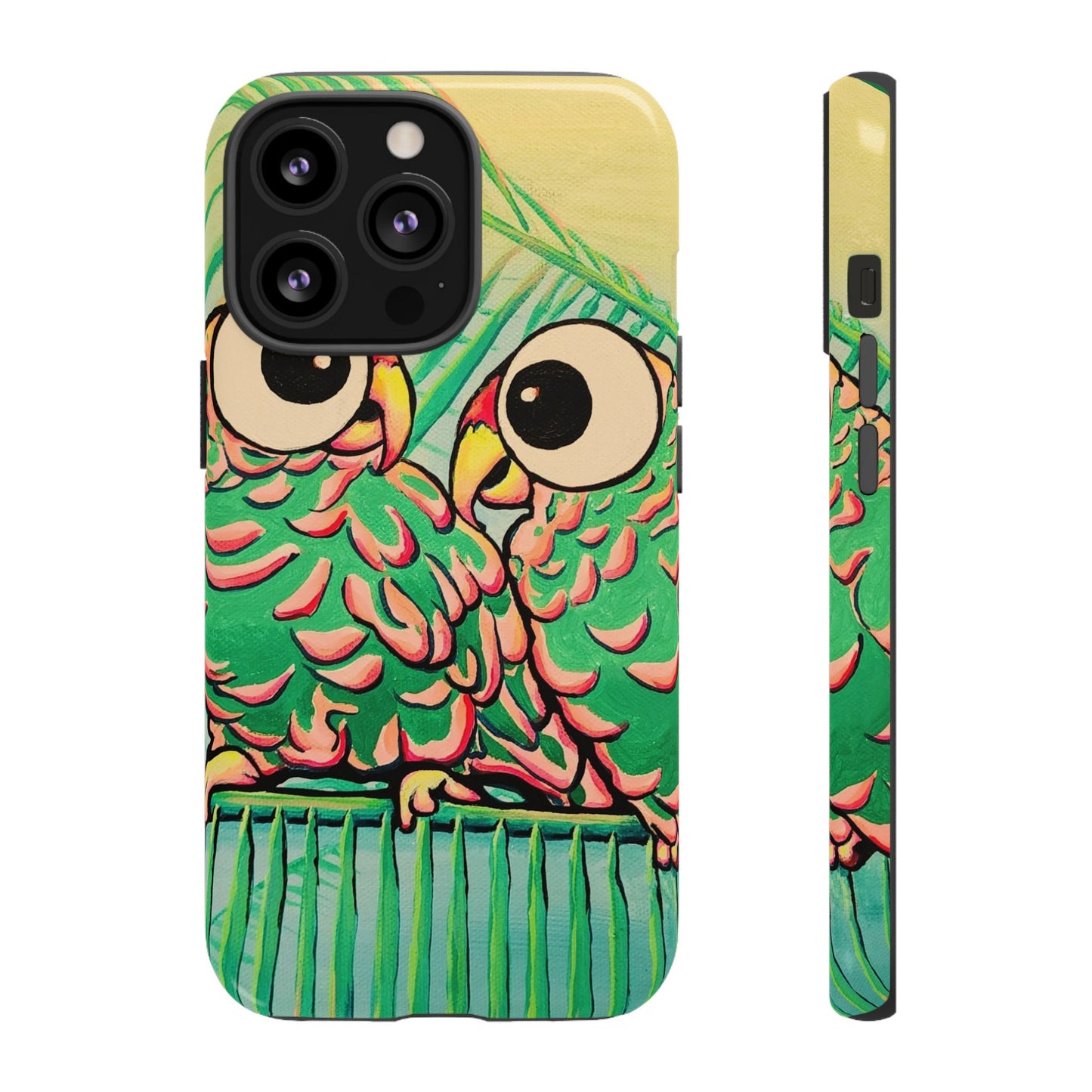 Chatty Cyclops Parrots Tough Phone Case
