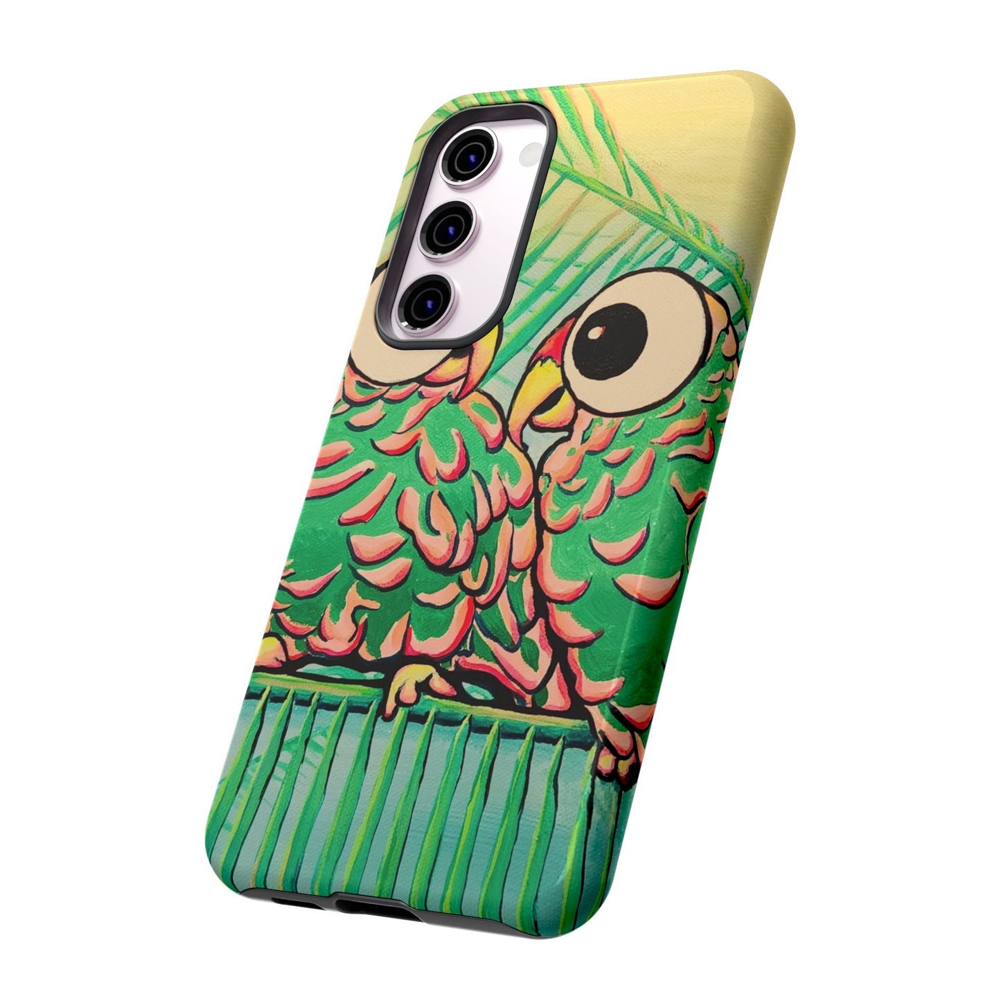 Chatty Cyclops Parrots Tough Phone Case