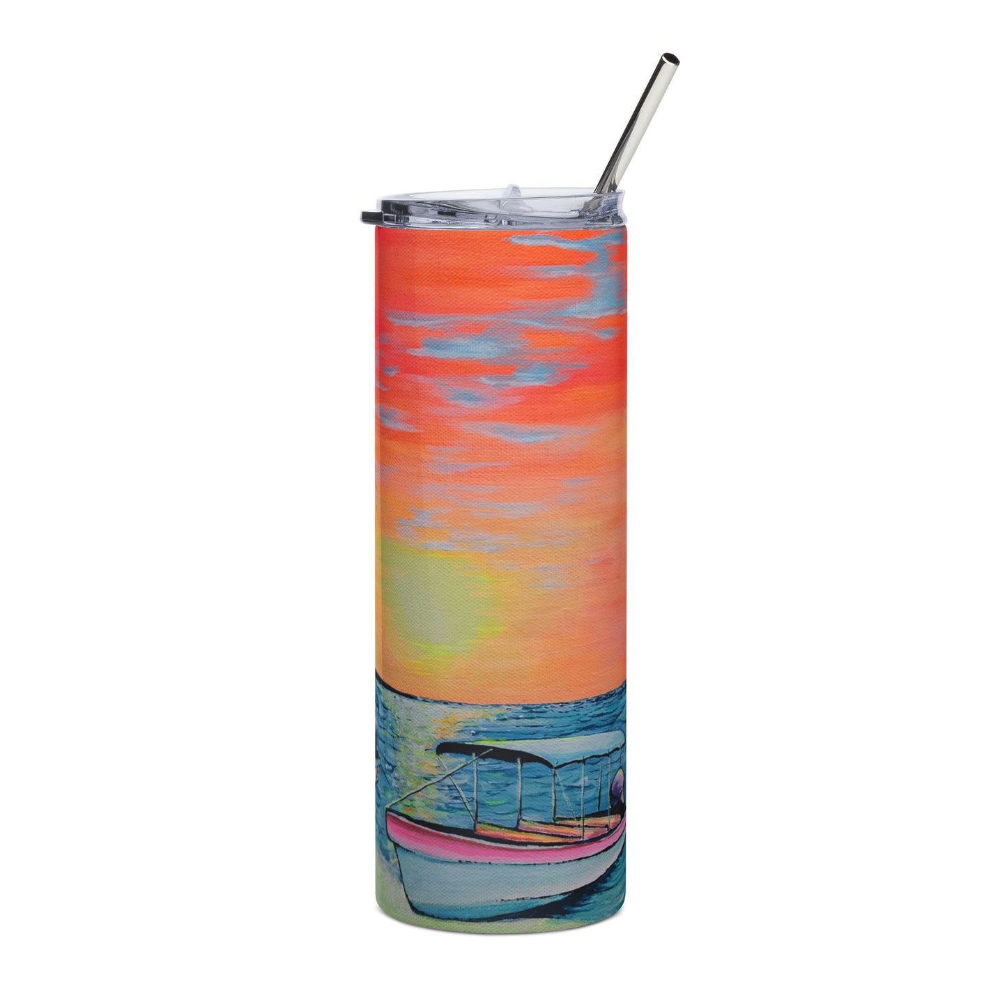 Panga Express Stainless Steel Tumbler, 20oz | Fun Travel Mug, Eco-Friendly