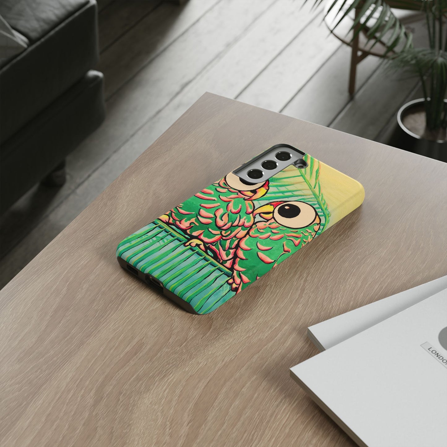 Chatty Cyclops Parrots Tough Phone Case