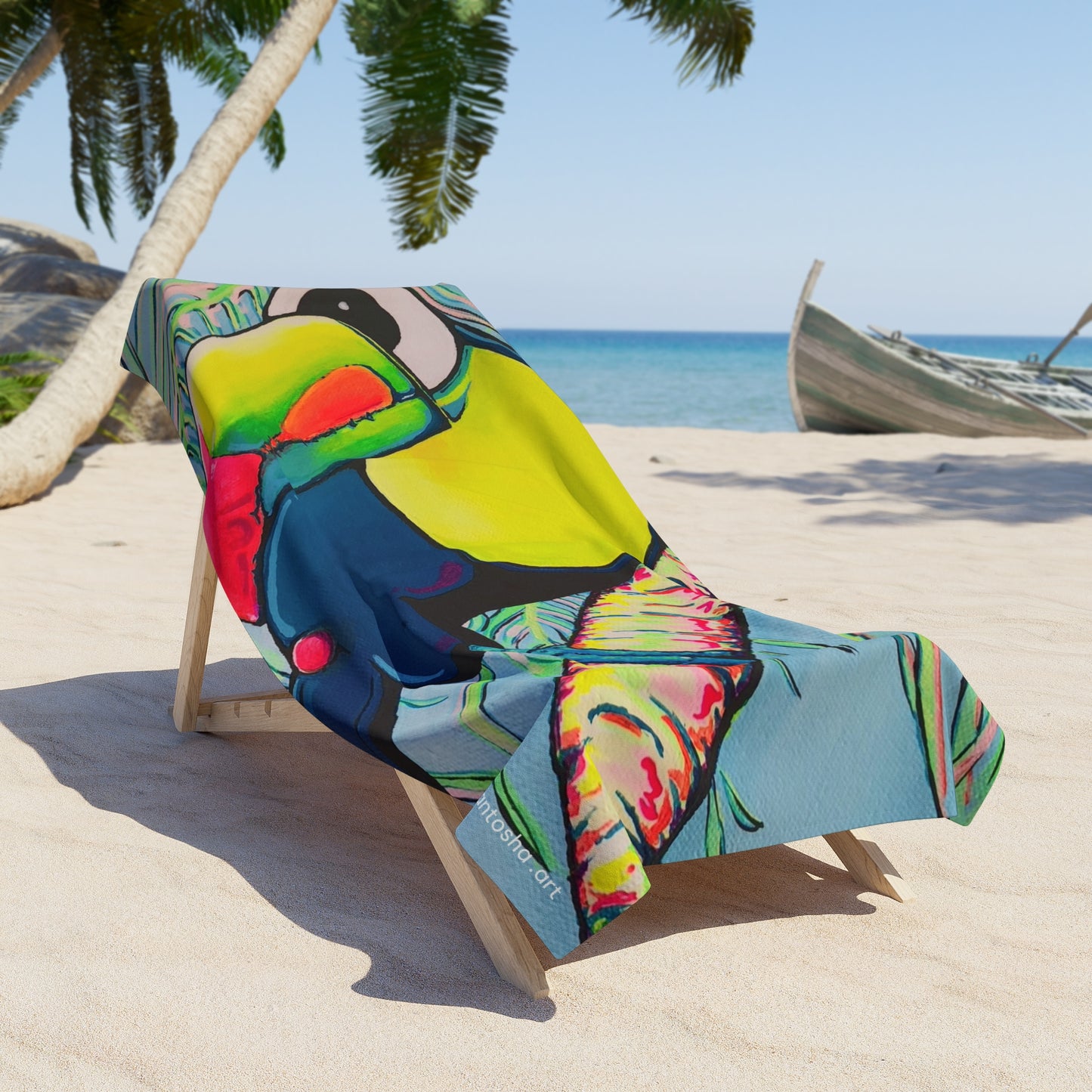 Cyclops Toucan Beach Towel for Summer Fun and Vacation Essentials