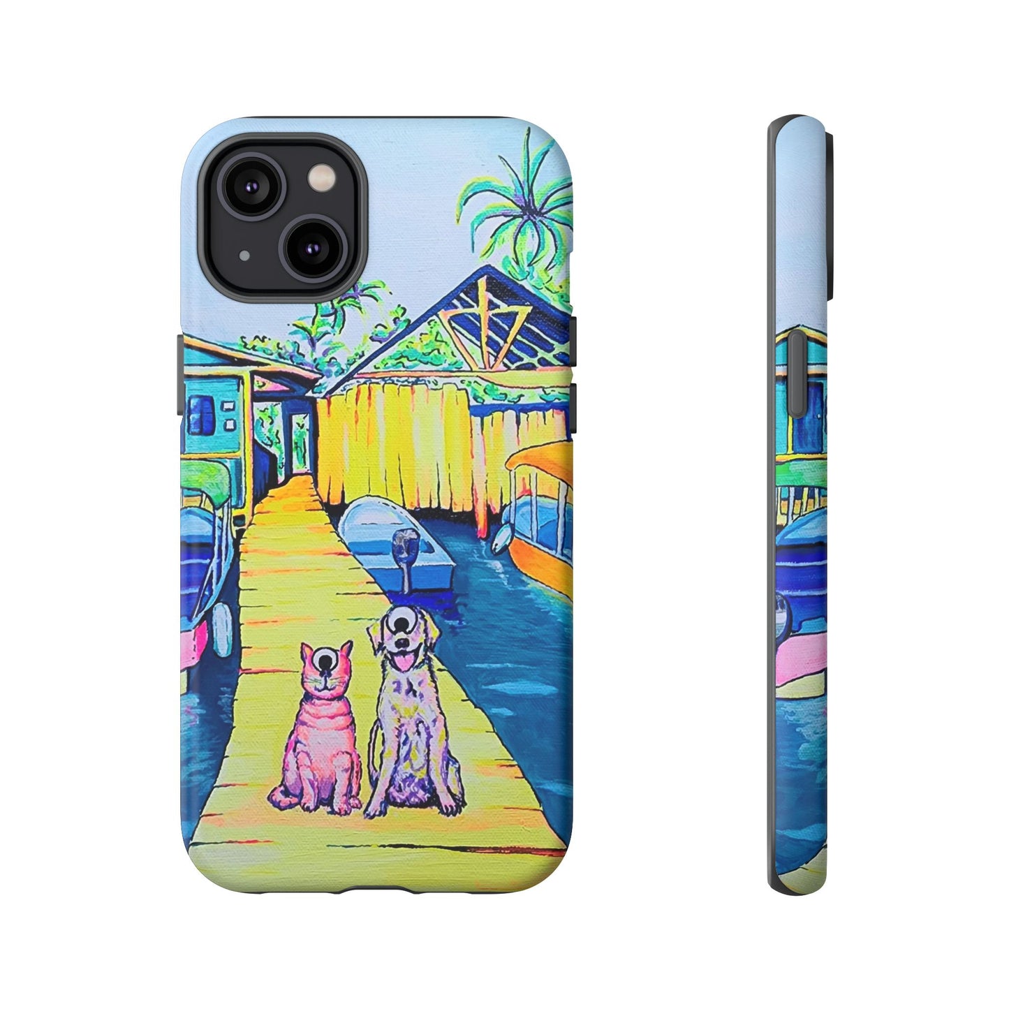 Bocas Cat and Dog Tough Phone Case
