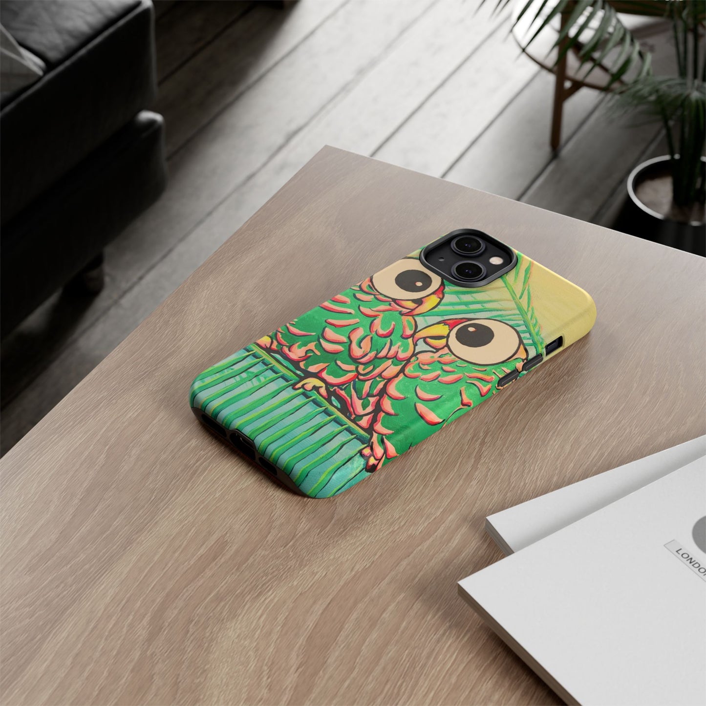 Chatty Cyclops Parrots Tough Phone Case