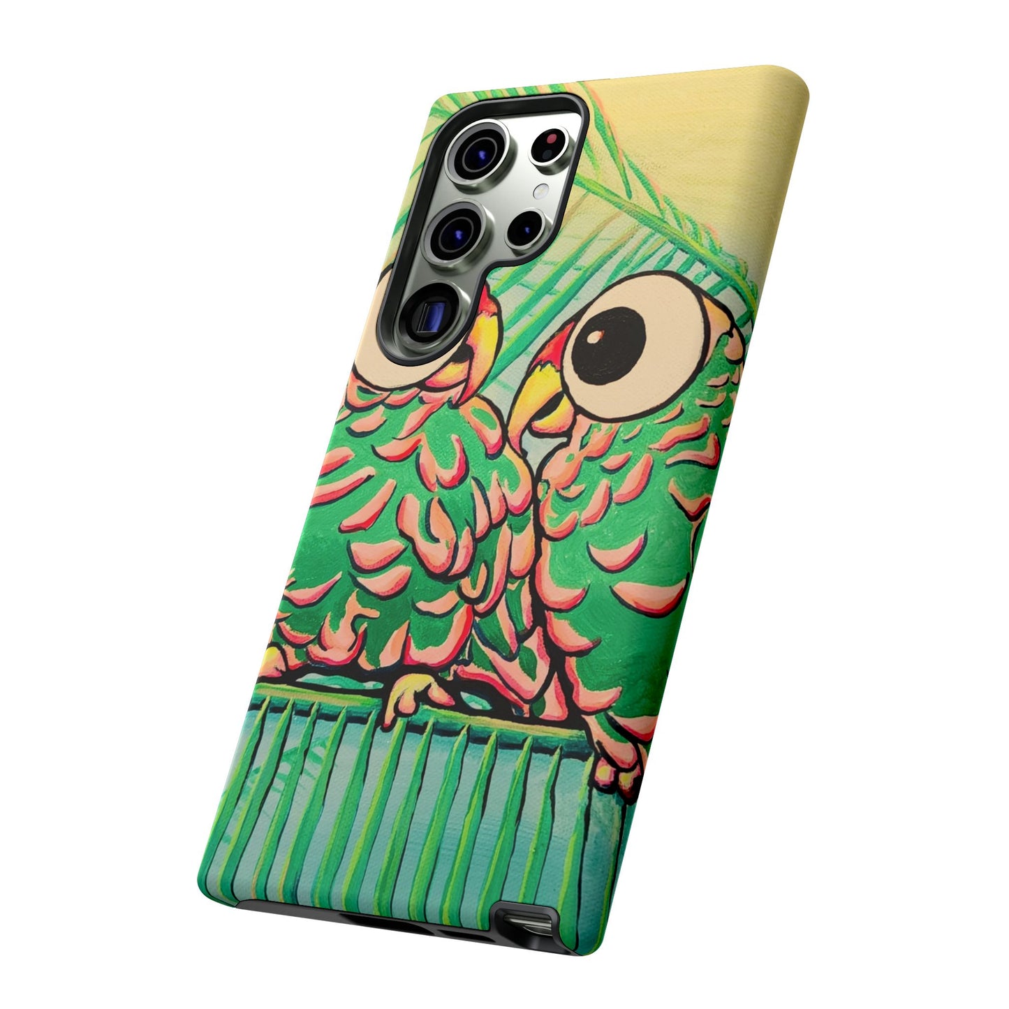 Chatty Cyclops Parrots Tough Phone Case