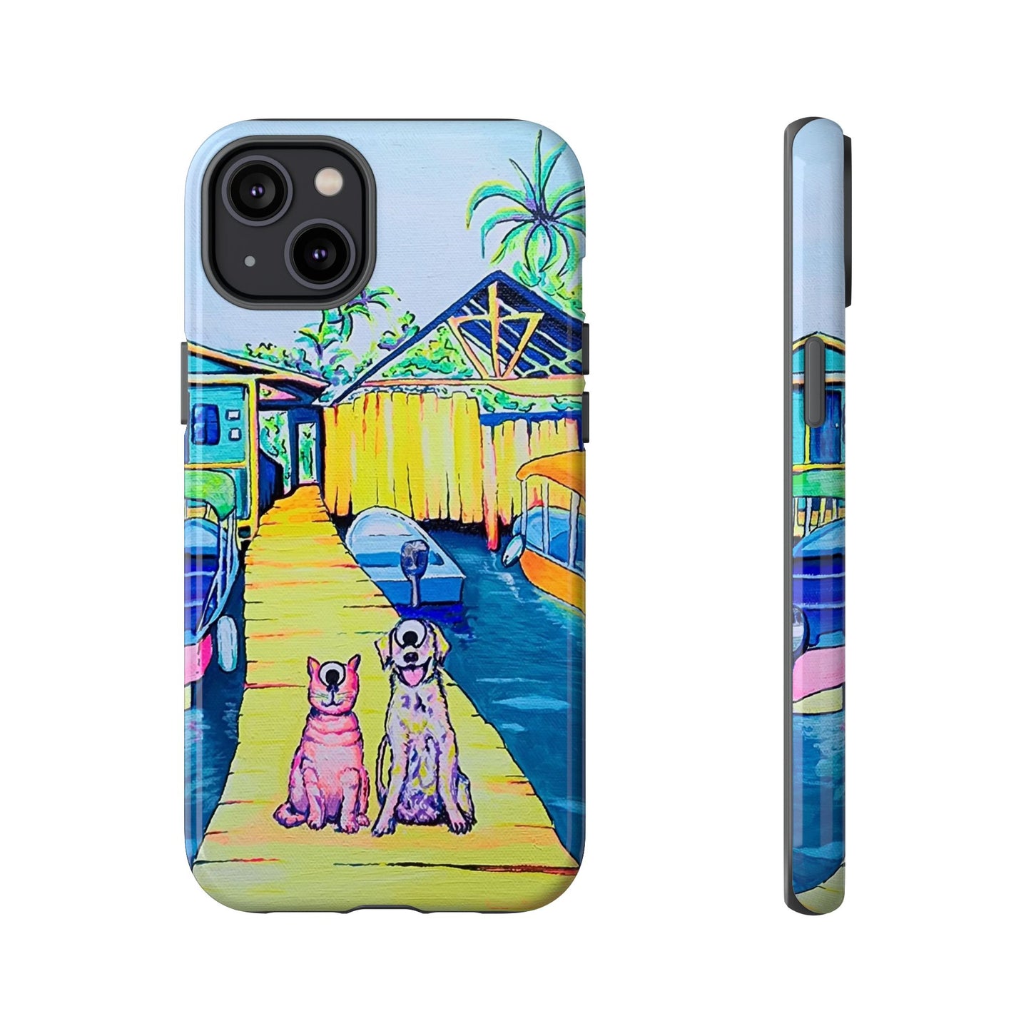 Bocas Cat and Dog Tough Phone Case