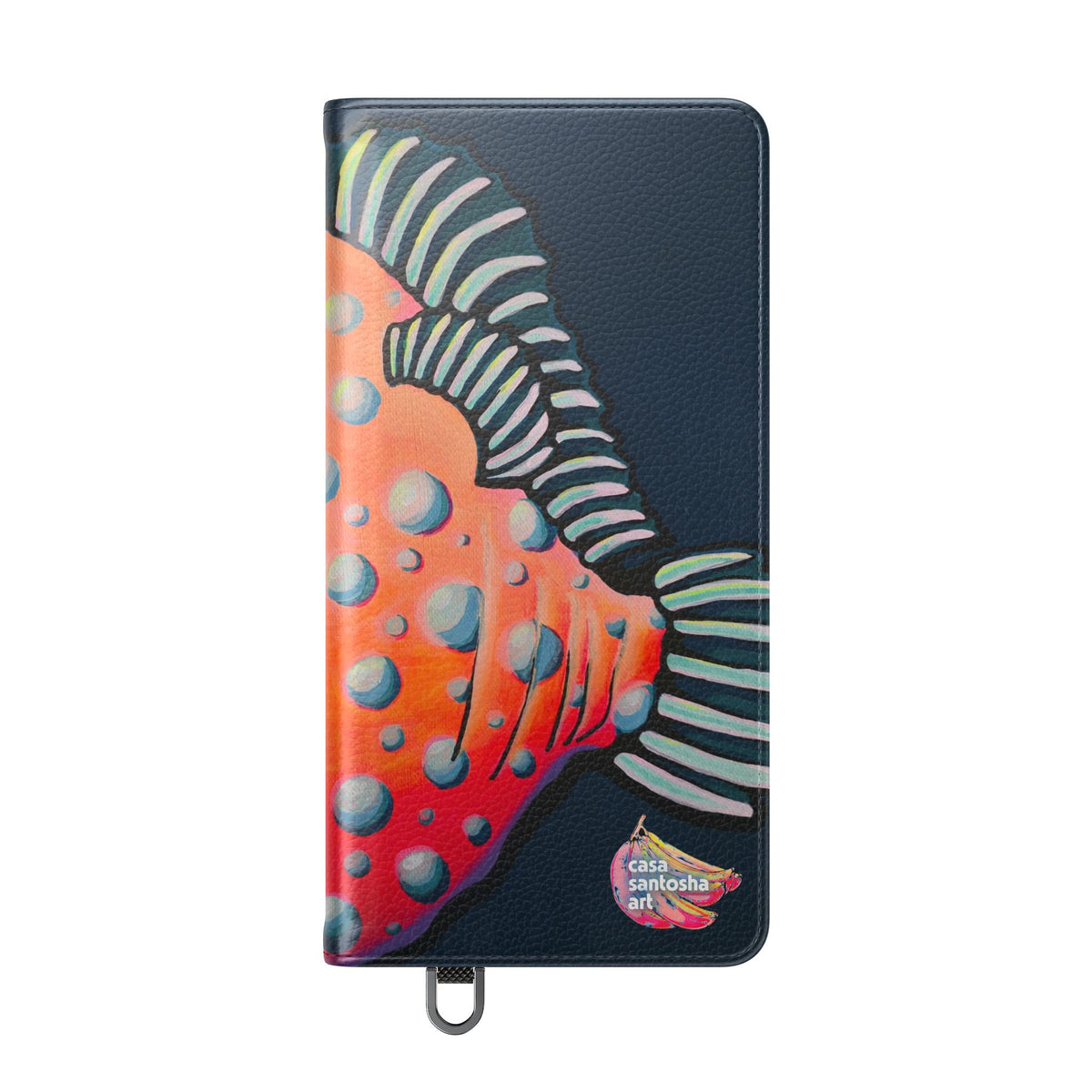 Cyclops Anglerfish Flip Phone Case – Wallet Cover with Card Slots