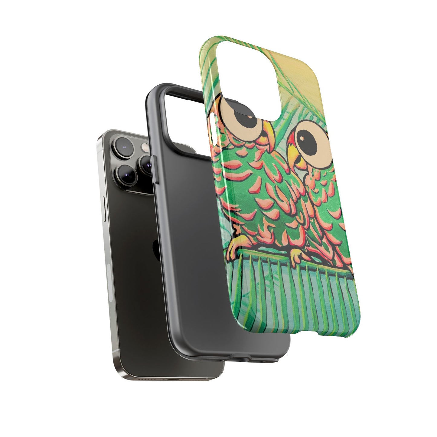 Chatty Cyclops Parrots Tough Phone Case