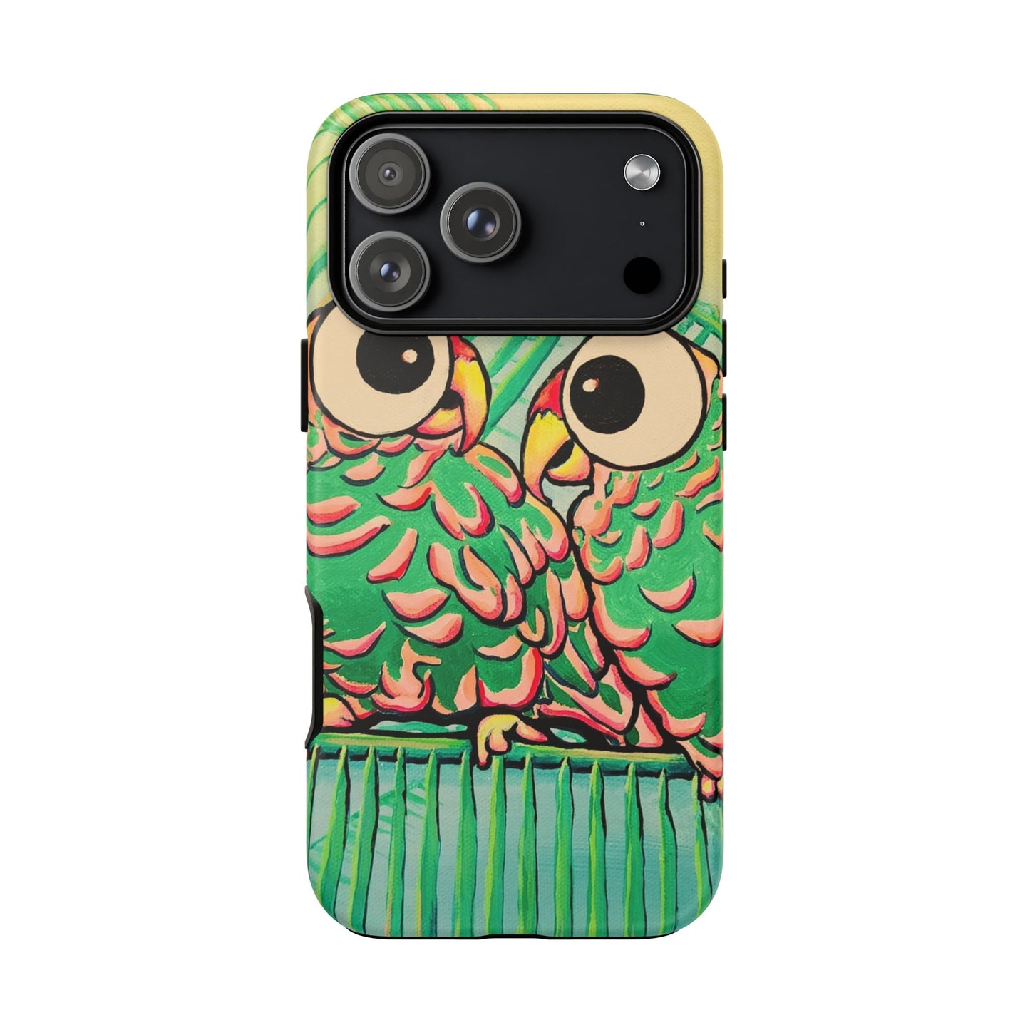 Chatty Cyclops Parrots Tough Phone Case