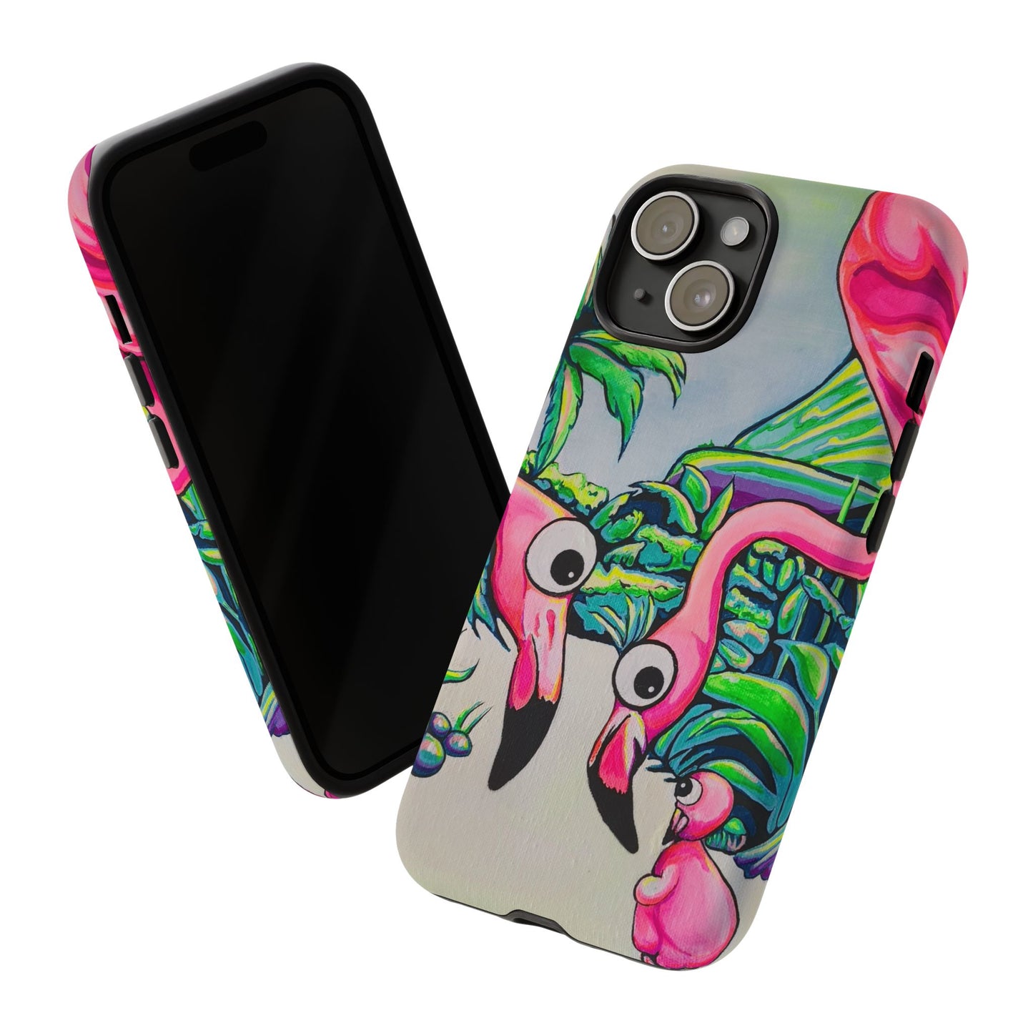 Flamingo Family Phone Case