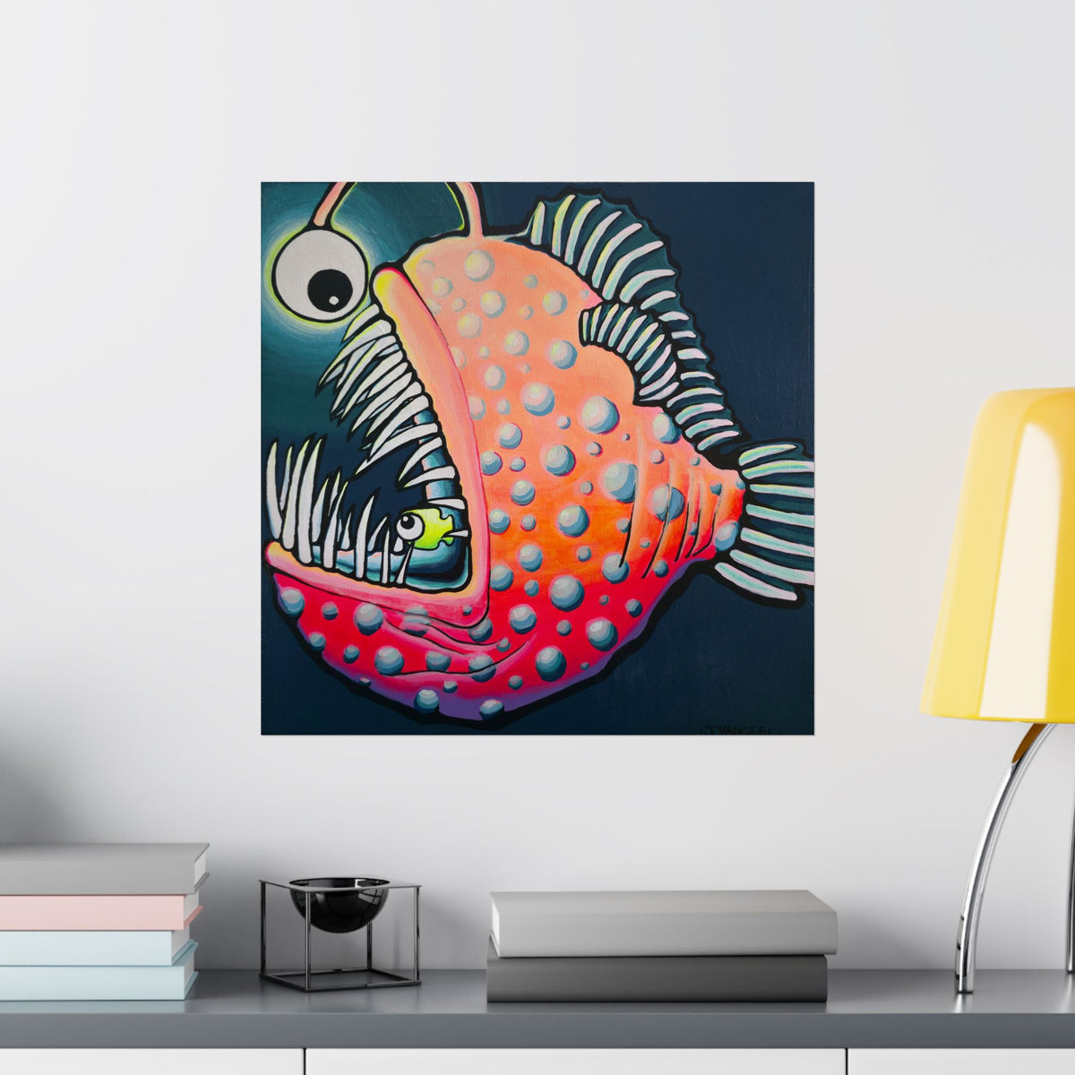 Cyclops Anglerfish Giclée Art Poster