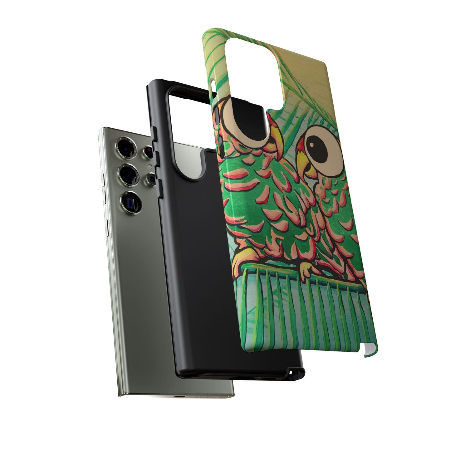 Chatty Cyclops Parrots Tough Phone Case