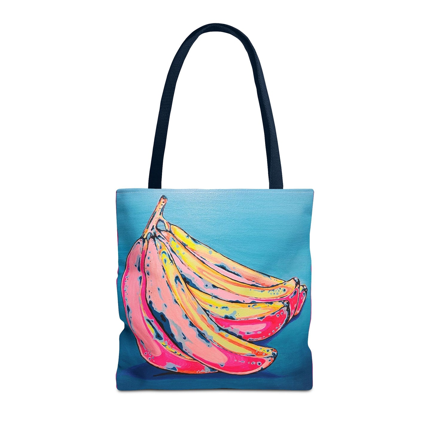 Premium Neon Banana Tote Bag, Original Artist Design, Reusable Shopping Tote, Eco-Friendly