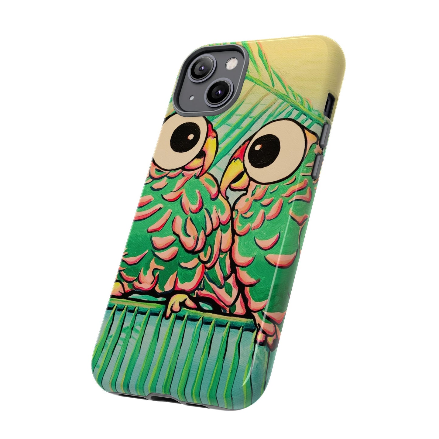 Chatty Cyclops Parrots Tough Phone Case