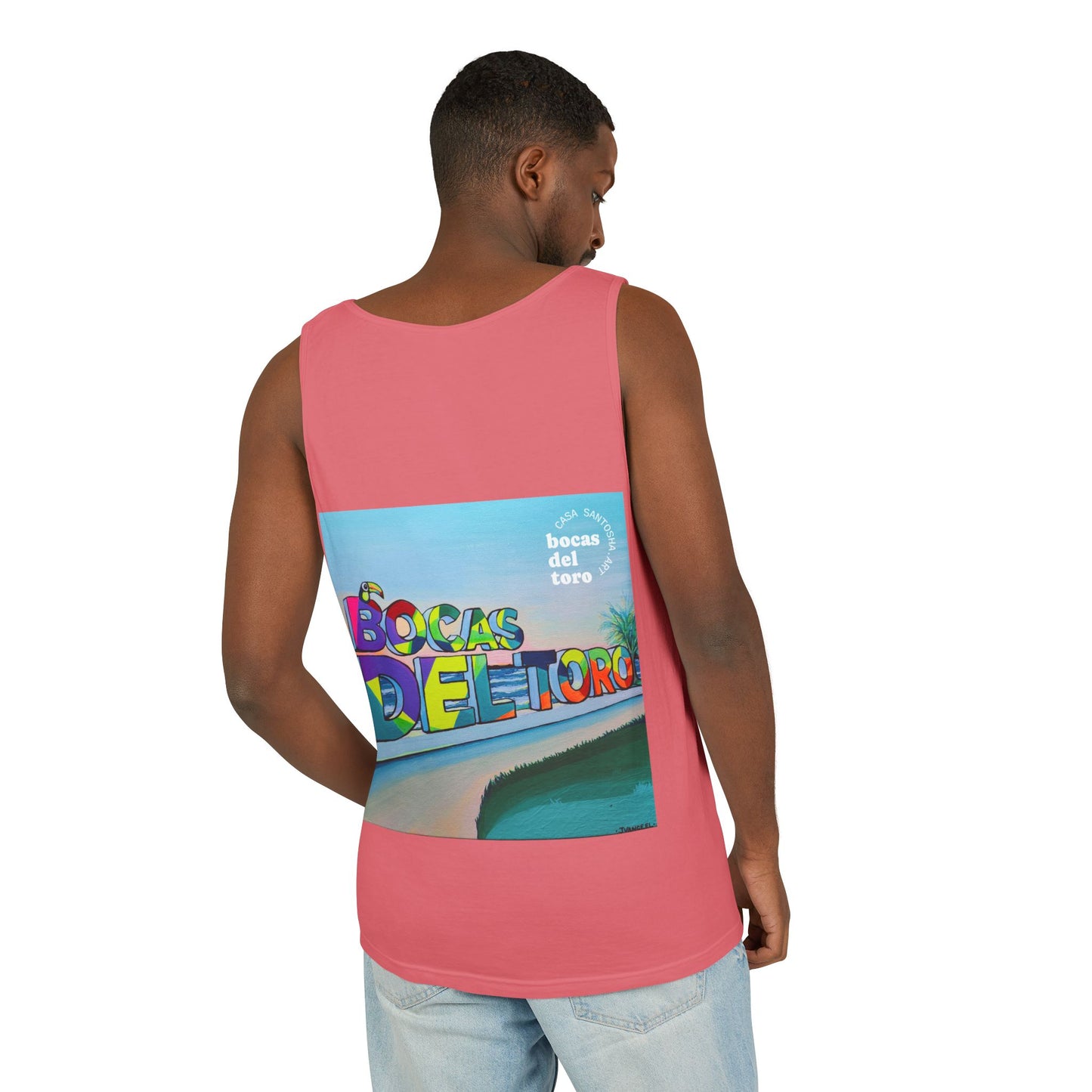 Unisex Bocas Del Toro Sign Tank Top - Perfect for Summer Vibes