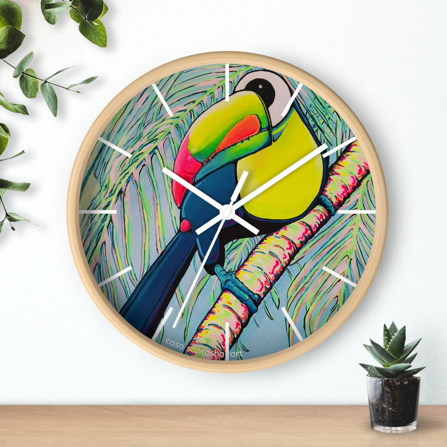 Cyclops Toucan Pop Art Wall Clock