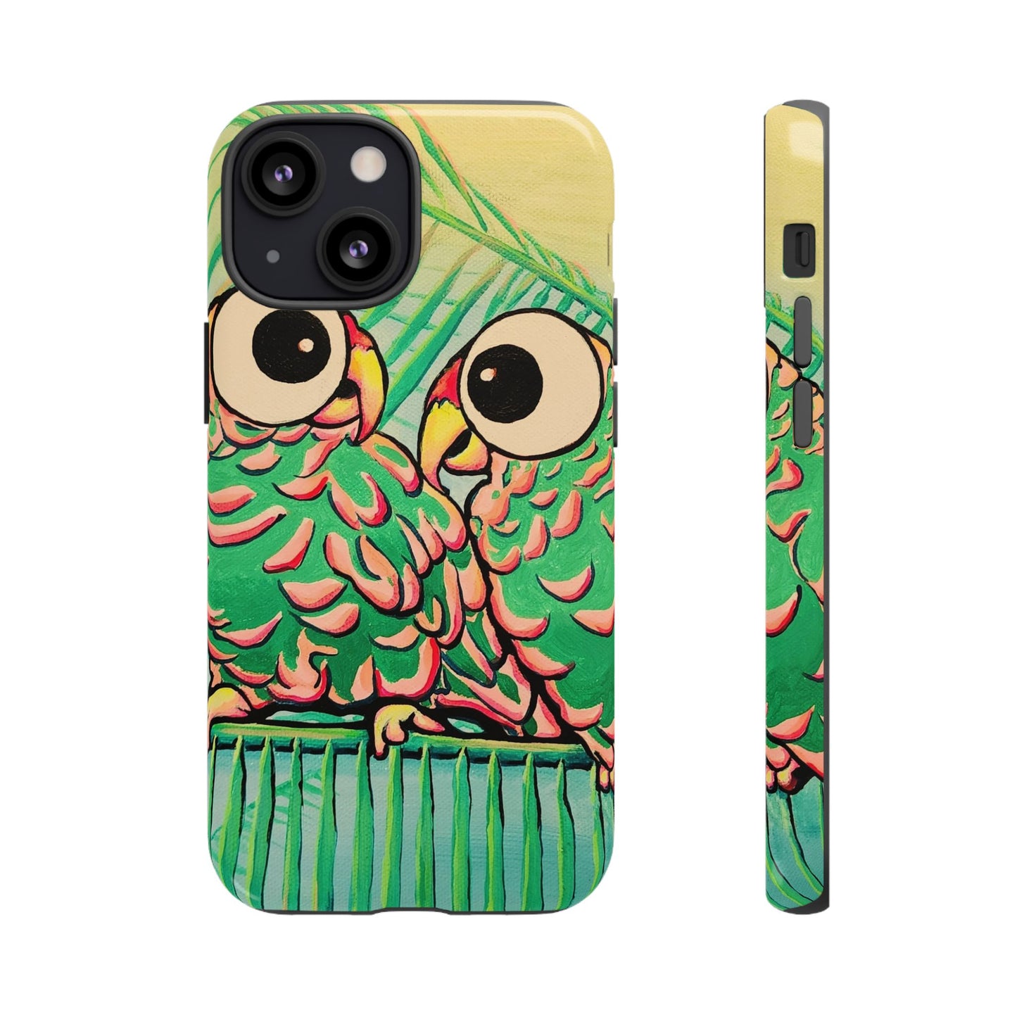 Chatty Cyclops Parrots Tough Phone Case