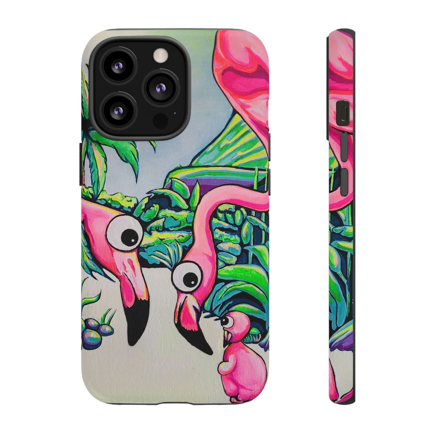 Flamingo Family Phone Case