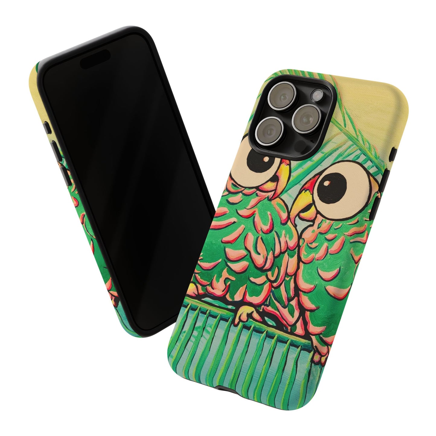 Chatty Cyclops Parrots Tough Phone Case